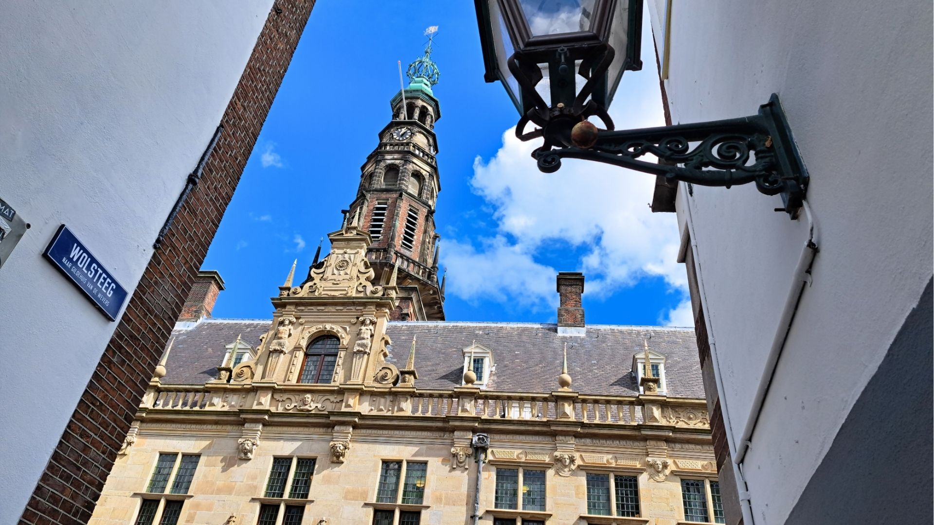 Stadhuis aan de Breestraat in Leiden